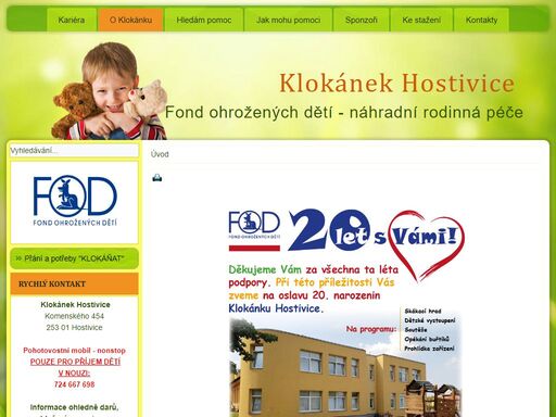 klokánek hostivice u prahy