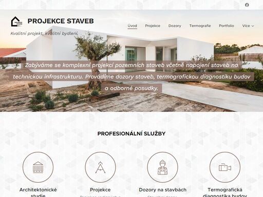 projekce staveb
