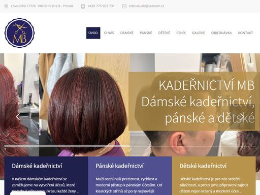 dámské, pánské, dětské kadeřnictví