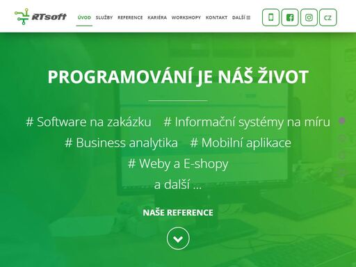 softwarová řešení na míru. programování je náš život. naprogramujeme vám cokoliv.