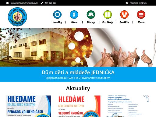 ddm1,jednička,kroužky,volný čas,dům dětí a mládeže,zábava,zájmová činnost,hudba, výtvarná výchova,přírodověda,sport,tanec,technika,mimoškolní