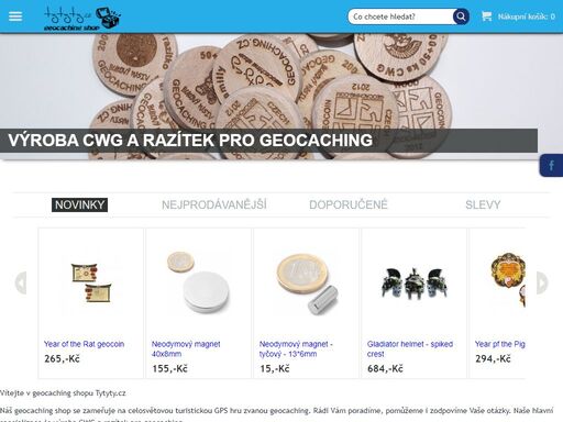 tytyty.cz - geocaching shop :  - geocoiny reflexní pásky, uv cache - schránky svítilny ostatní travel bug magnety samolepky baterie, nabíječky příslušenství pro geocoiny a tb geocoiny finds & hides barvy do razítek svítilny led lenser prémiové členství geocaching,shop,tytyty,cwg,razitka,wood,geocoin,czech,geocache,kacer
