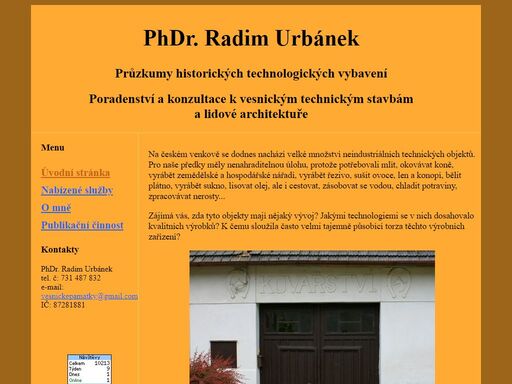 vesnické technické objekty, lidová architektura
