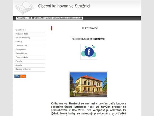 obecní knihovna ve stružnici