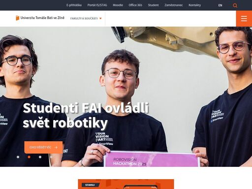 utb je mladá a moderní univerzita, která vzdělává 9 500 studentů v humanitních, přírodovědeckých, technických, zdravotnických a uměleckých oborech.