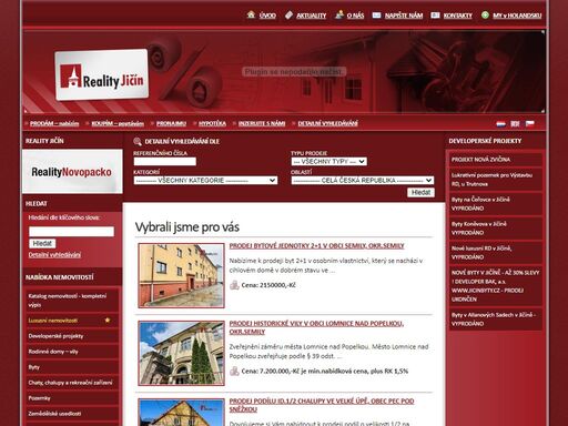 vybrali jsme pro vás – reality jičín, pobočka realitní kanceláře reality jičín