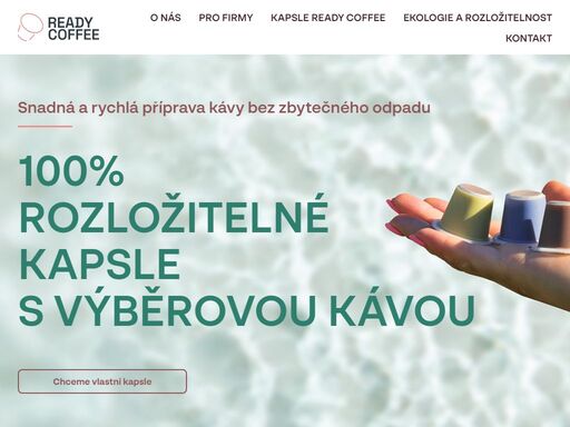 ready coffee - výběrová káva ve vlastních kapslích