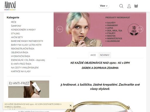 ke každé objednávce nad 1500,- kč s dph 
dárek a doprava zdarma
 
 

 
3 hrdinové, 1 taštička, žádné krepatění. zachraňte své vlasy stylově. 

aloxxi® péče a stylingnaše produkty jsou průmyslově testované, klinicky ověřené a nikdy nebyly testovány na zvířatech. patentované receptury pro vynikající péči a…
