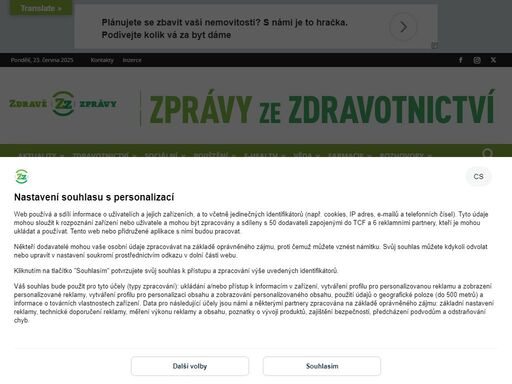 zdravezpravy.cz přinášejí aktuální zprávy ze zdravotnictví, zvládání krize covid-19, farmacie, sociálních služeb i zdravého životního stylu.