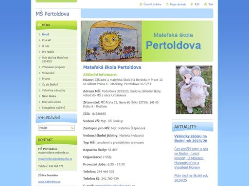 mateřská škola pertoldova