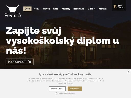 monte bú je synonymem pro exkluzivní steaky z vlastní zrárny, grilování a prémiovou americkou a mexickou kuchyni týmu šéfkuchaře jiřího ampapy.