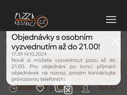 kvalitní suroviny, technologický postup a velké nároky na poskytované služby jsou u nás vždy na prvním místě. polední nabídka / pizza / burgery / saláty / čerstvé pečivo / sladké