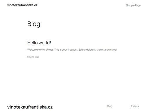 naši doménu vinotekaufrantiska.cz spravuje registrátor regzone.cz na profesionálním hostingu od czechia.com. využijte jejich služeb stejně jako my a získáte skvělou parkovací stránku, špičkové technologické zázemí, nonstop podporu a mnoho dalších výhod.