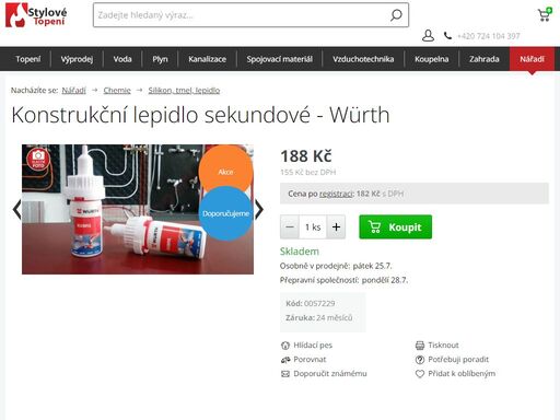 stylové-topení.cz je prodejce sanitární techniky, kanalizace, topení, vody a plynu