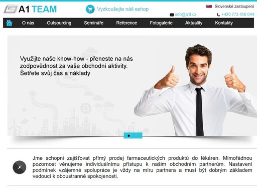 a1 team - špičkový outsourcing do lékáren. outsourcingová společnost pro farmaceutický a lékárenský trh v české a slovenské republice
