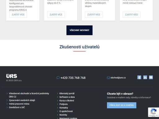 společnost úrs cz tvoří a dodává komplexní oceňovací nástroje a podklady pro tvorbu stavebních rozpočtů, kalkulací stavebních prací a sledování stavebních zakázek - programy řady kros obsahující jedinečnou cenovou soustavu úrs