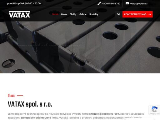 společnost vatax s.r.o. byla založena již v roce 1994 v kyjově jako kovovýrobní společnost. z pohledu výroby a zpracování železe se zabýváme jak kusovou, tak i sériovou kovovýrobou.