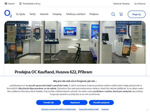 prodejna příbram - oc kaufland, husova 622. o2 služby, telefony, zařízení a příslušenství nebo profesionální podpora a spoustu dalšího, to nabízejí všechny naše značkové prodejny.