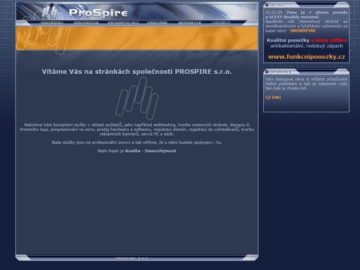 firemní prezentace prospire s.r.o.