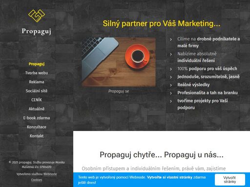 propaguj chytře... propaguj efektivně... propaguj rychle... top propagace