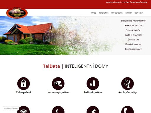 teldata - od roku 2001 se zabýváme montáží slaboproudých systémů pro rodinné domy, bytové domy , výrobní a komerční prostory. převážně zabezpečovací systémy v oblasti české budějovice.
