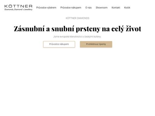 vyberte si v luxusním klenotnictví köttner s pobočkou v praze ty nejlepší snubní a zásnubní prsteny, perly, závěsy náramky, náušnice a další.