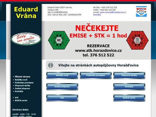 www.autopujcovna.horazdovice.cz