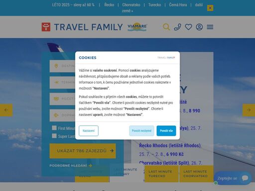 nejširší nabídku dovolené v řecku najdete u viamare. jsme součástí cestovní kanceláře travel family. vyberte si u nás dovolenou snů!