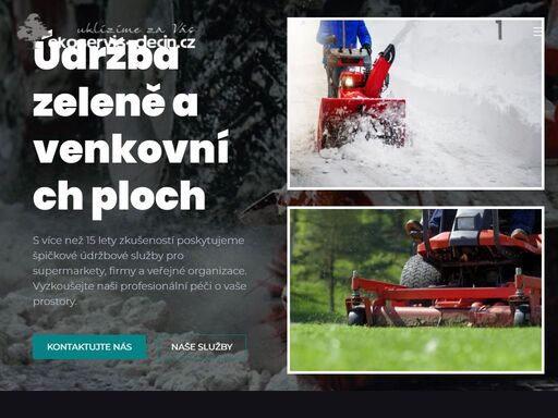profesionální úklidové a údržbové služby pro supermarkety, firmy a veřejné organizace. působíme po celé české republice a ve švýcarsku. kontaktujte nás pro spolehlivé sečení trávy, odklízení sněhu, údržbu zeleně a další.