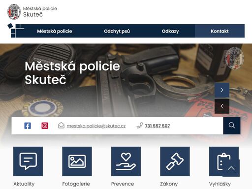 meˇstska´ policie skuteč