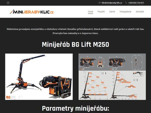 nabízíme pronájem minijeřábu s obsluhou včetně různého příslušenství, které zefektivní vaší práci a ušetří váš čas. pracujte bez námahy a s úsporou času.