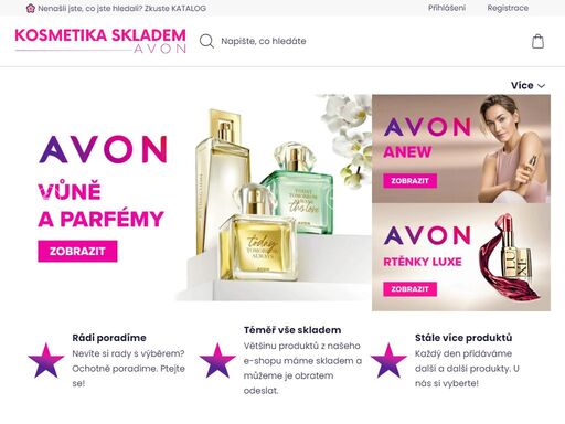 nejen avon kosmetika skladem za příznivé ceny. 