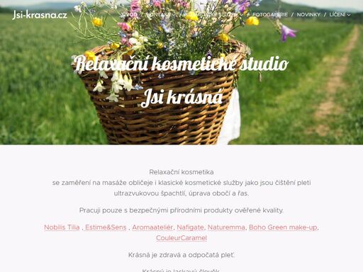 relaxační kosmetické studio jsi krásná