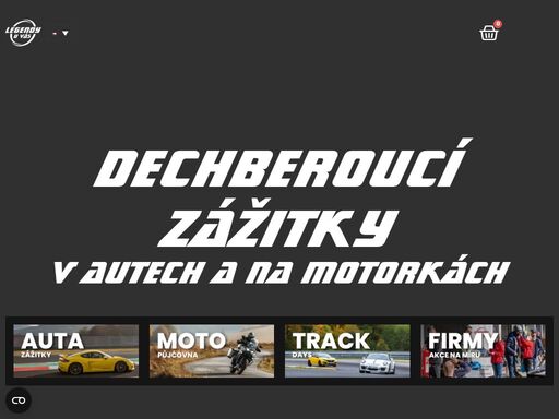 darujte svému blízkému nezapomenutelný adrenalinový zážitek z řízení sportovního auta. za miliony korun - na vlastní kůži.