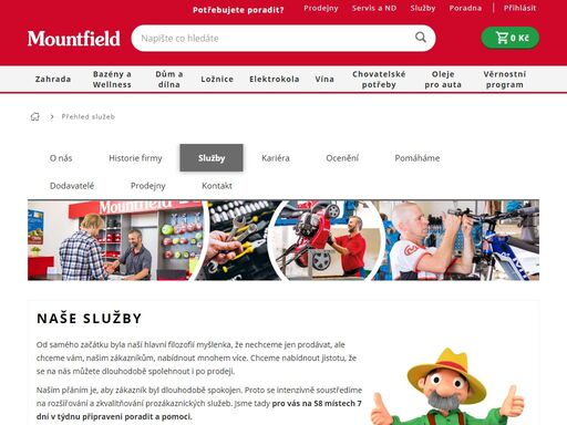 mountfield – specialista na zahradní techniku, zahradní nábytek a bazény ? přes 50 obchodů v čr ? doprava zdarma u objednávek nad 1999 kč.