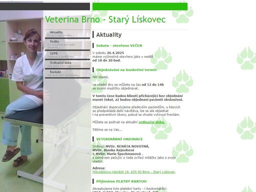www.veterina-liskovec.cz