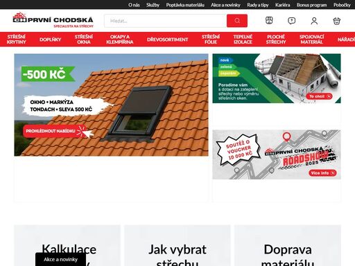 společnost první chodská s.r.o. je specialistou na střechy a střešní materiály. střechy chodská je pojem jak mezi koncovými zákazníky tak i mezi firmami. 
