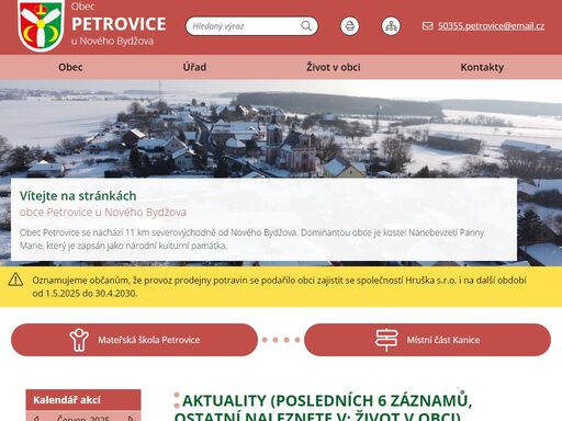 www.petrovice.eu