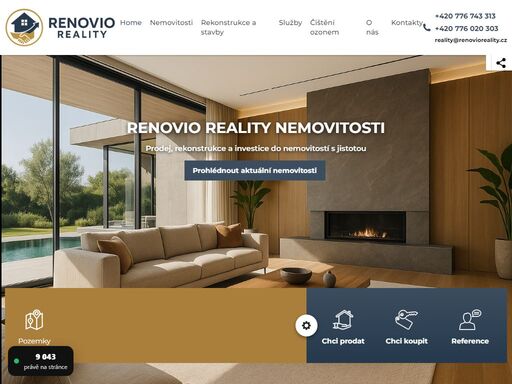 prodáváme a rekonstruujeme nemovitosti. jeden tým, jasný plán, perfektní výsledek. renovio reality  váš partner od první prohlídky po poslední šroubek.