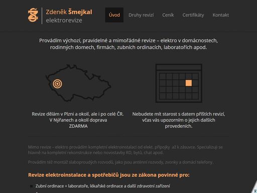 provádím výchozí, pravidelné a mimořádné revize – elektro v domácnostech, rodinných domech, firmách, zubních ordinacích, laboratořích apod. revize dělám v plzni a okolí, ale i po celé české republice