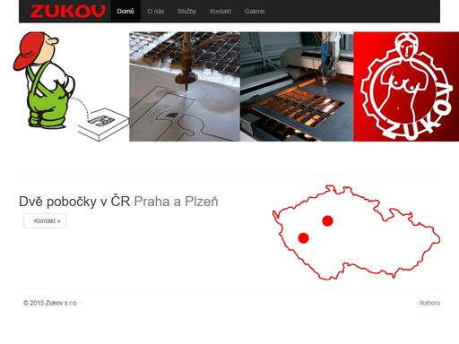 zukov spol. s r.o. nabízí své služby již více jak deset let v provozovnách v praze a v plzni. provádíme tvarový výřez vysokotlakým vodním paprskem a tvarové řezání laserem