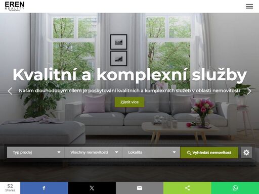 každý den stovky nových nemovitostí, reality. nemovitosti na prodej či pronájem v každém místě. přehledný katalog realit.