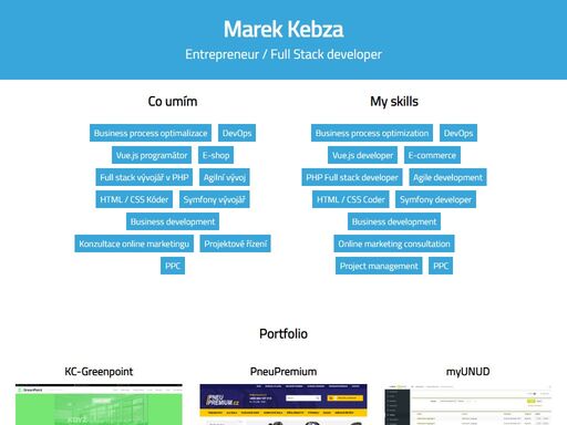 marek kebza - entrepreneur /  full stack developer. contact me to discuss your web needs!