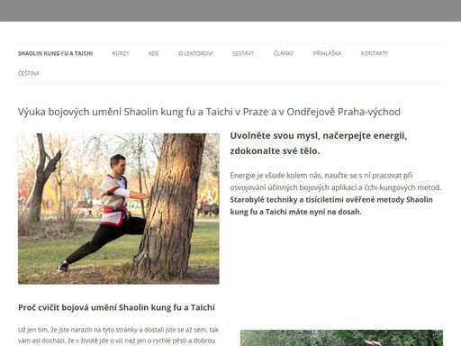 naučte se pracovat s energií při osvojování účinných bojových aplikací shaolin kung-fu a taichi metod. starobylé techniky máte nyní v praze na dosah.