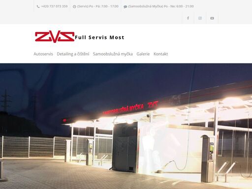 autoservis, čistění interiérů, samoobslužná myčka a detailing most