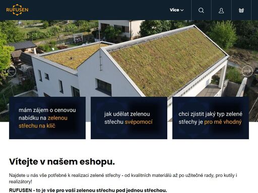 zelená střecha svépomocí. údržba zelené střechy. ochranné a filtrační geotextilie, osivo, rozchodníky, střešní substráty, lišty či jiný doplňkový sortiment.