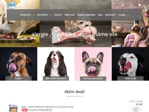 barf.cz, e-shop českého výrobce barfu. strava pro psy a kočky, jak ji připravila příroda...