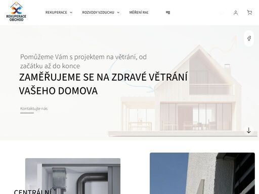 zaměřujeme se na zdravé větrání vašeho domova. zajišťujeme prodej rekuperačních jednotek, zpracování návrhu, montáž i následný servis.