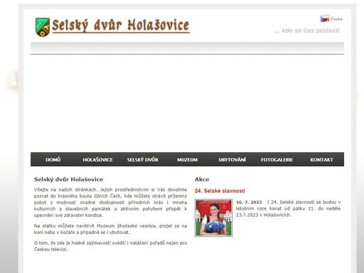 www.selsky-dvur-holasovice.cz