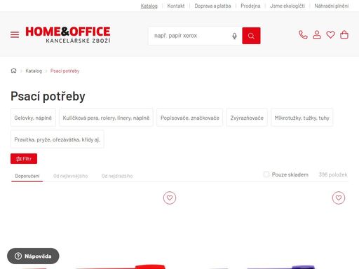 kancelářské zboží všeho druhu. prodejna v brně králově-poli. rozvoz zboží. možnost náhradního plnění.
